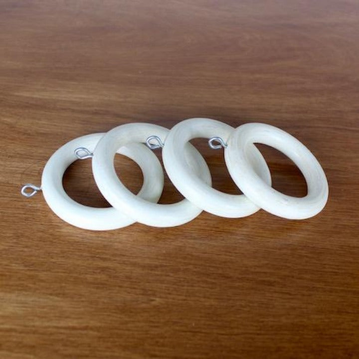 1 3/8" Select Wood Drapery Rings