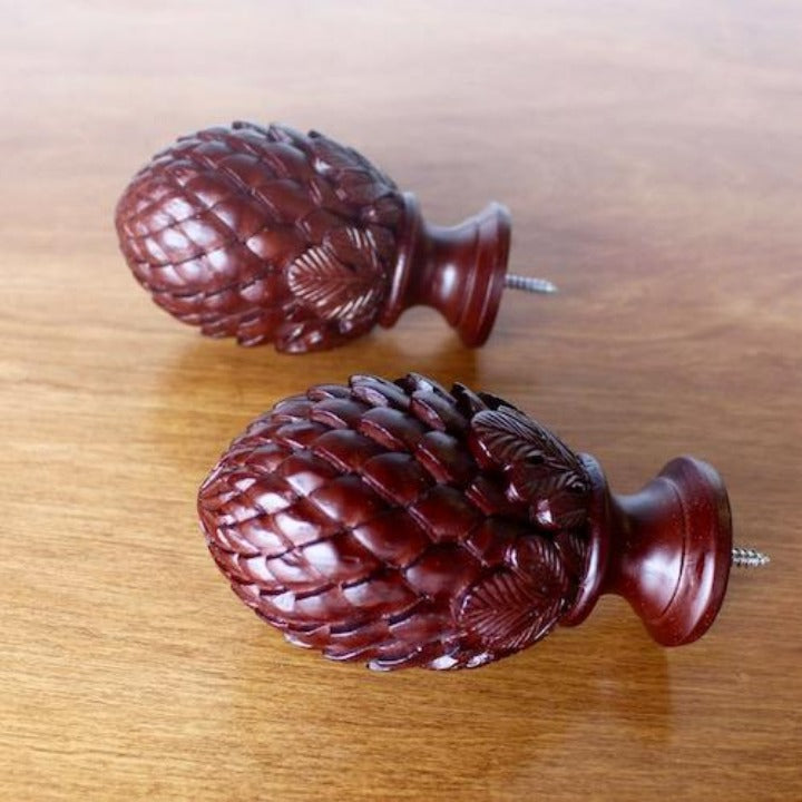 1 3/8" Select Wood Drapery Finial
