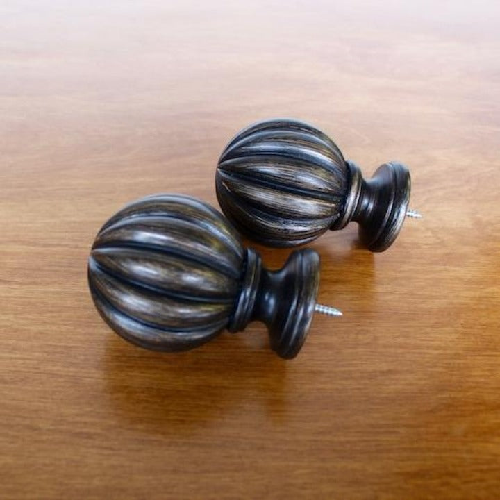 1 3/8" Select Wood Drapery Finial